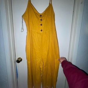 Mustard yellow jumpsuit